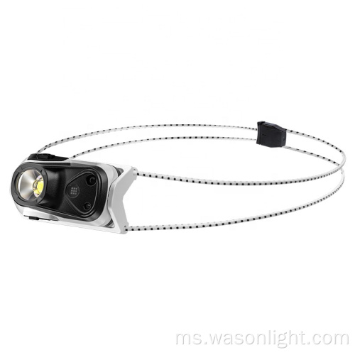 2023 Super Mini Mini Compact 39g ringan boleh dicas semula Headlamp Outdoor Running Camping LED HEAD Lampu untuk Kanak -kanak Hadiah Dewasa